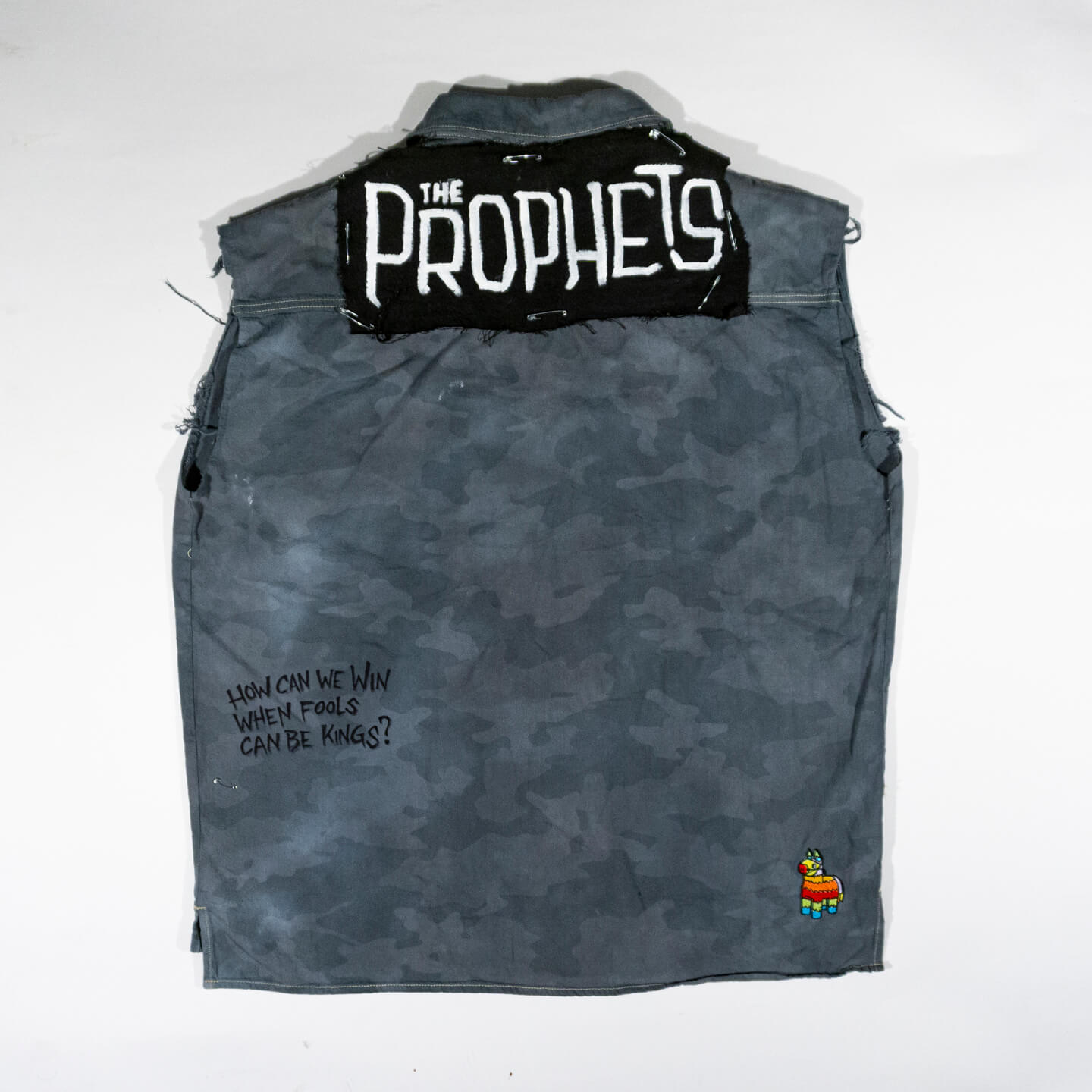 Noah Cervantes Typographic Graphics Vest Back