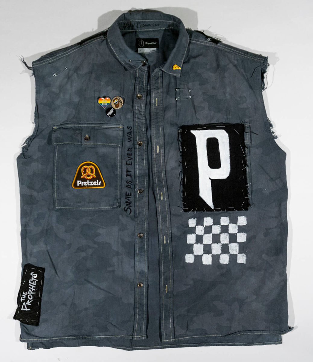 Noah Cervantes Typographic Graphics Vest Front